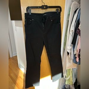 BCBGMAXARIA cropped black jean size 26. WORN ONCE
